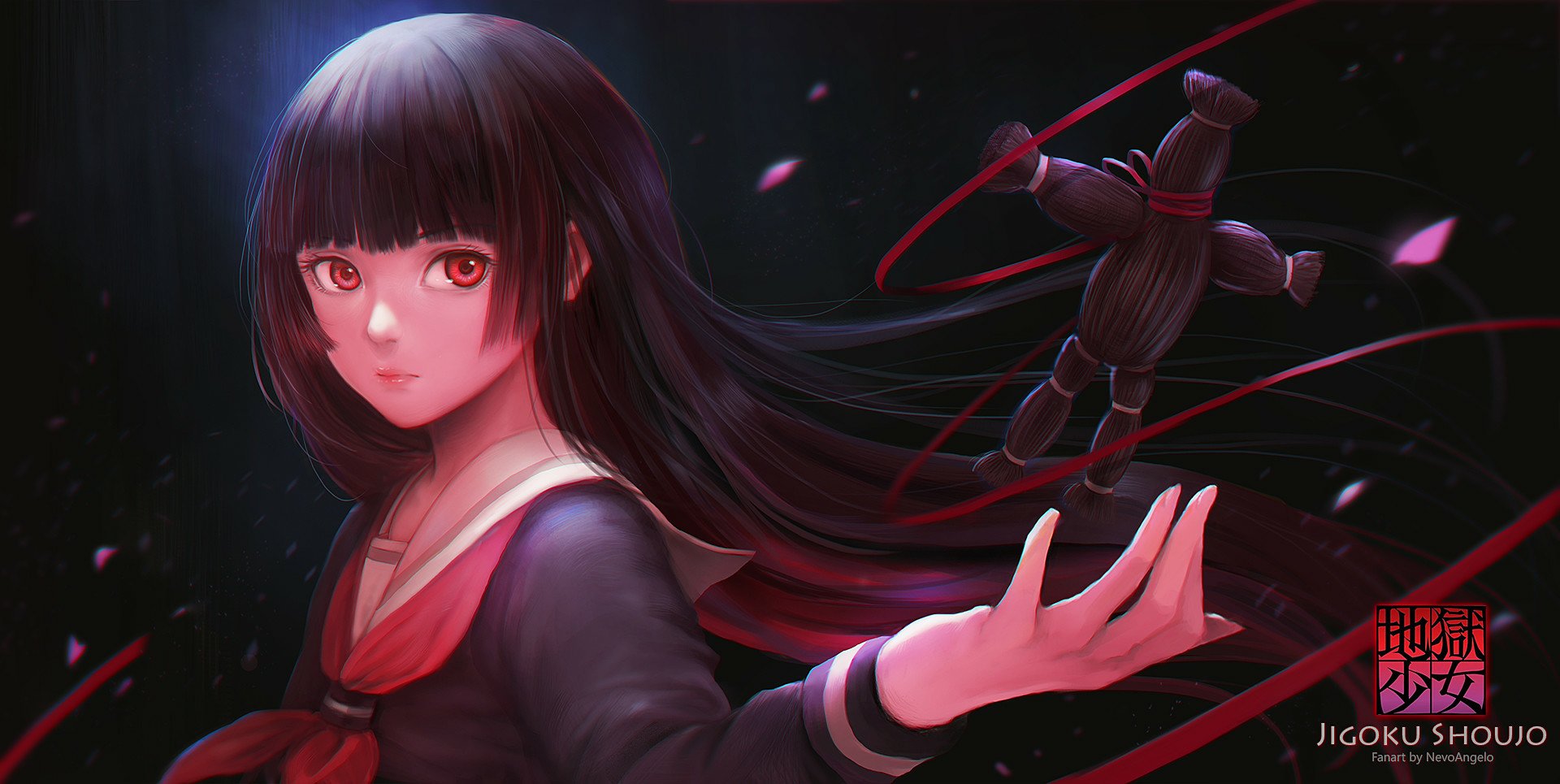 Enma Ai with the straw doll
