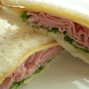 Ham and Hot Pepper Cheese Sandwich Meal